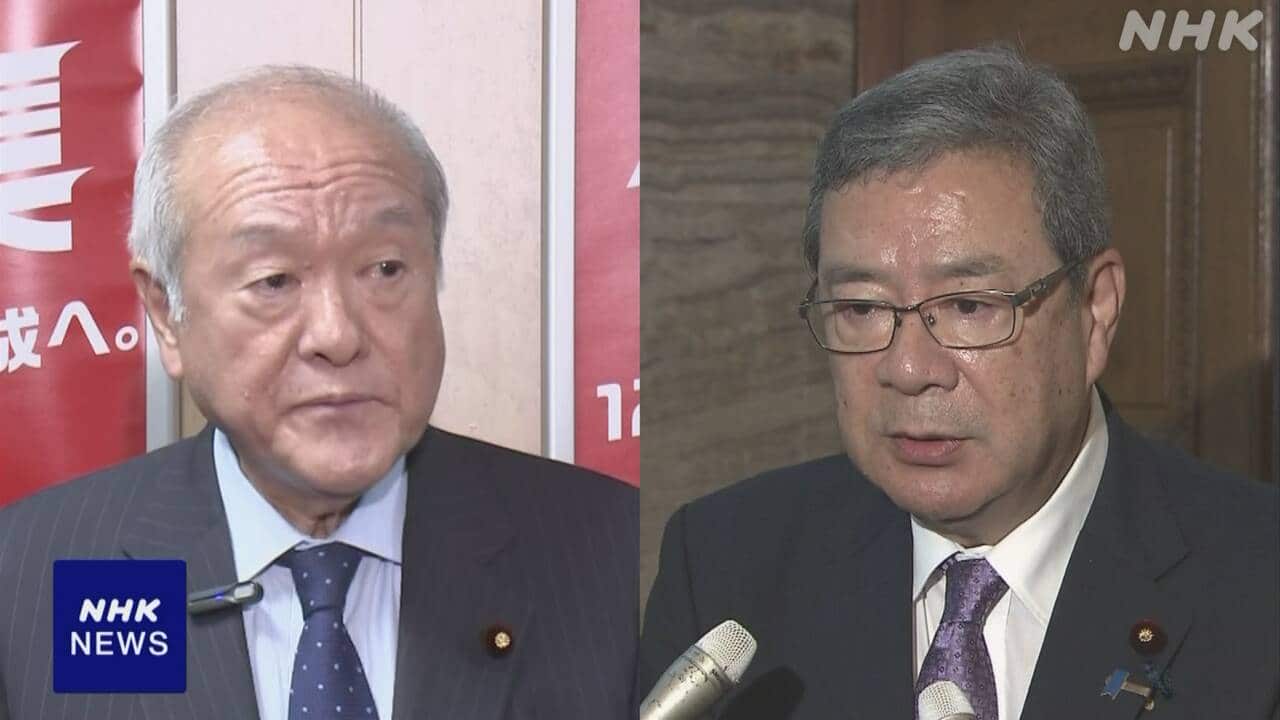 nhk_news's tweet card. 【NHK】連立政権の発足を受けて、自民党と日本維新の会は円滑な意思疎通を図る必要があるとして、両党の幹事長と国会対策委員長による会