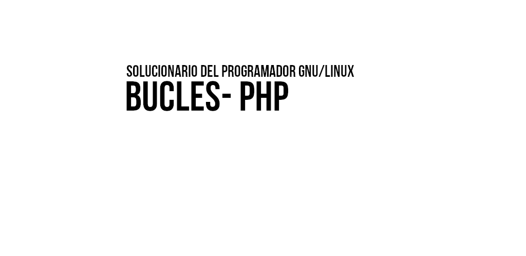 RevistaROOR's tweet card. Bucles en PHP