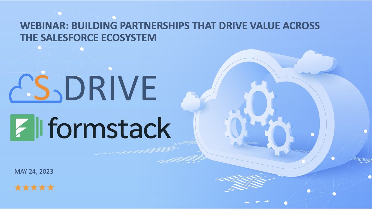 sdriveapp's tweet card. Webinar - Building Partnerships that Drive Value Across the Salesfo...