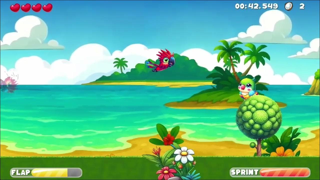 Improvefun's tweet card. Happy Flappy training level