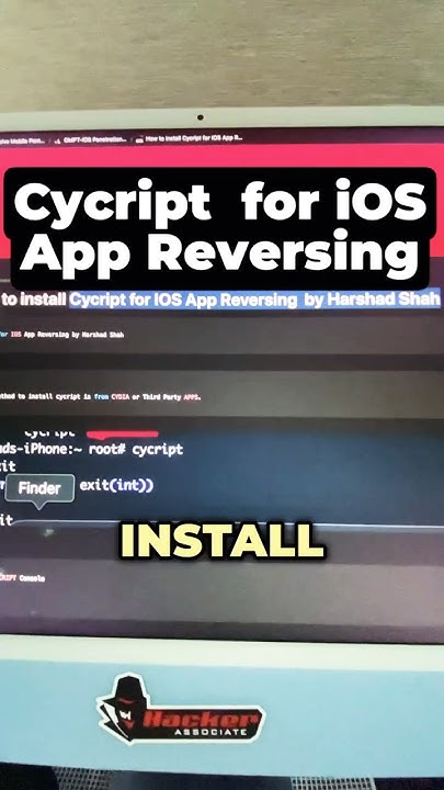 harshad_hacker's tweet card. Cycript Is The BEST Tool For iOS Apps Reverse Engineering