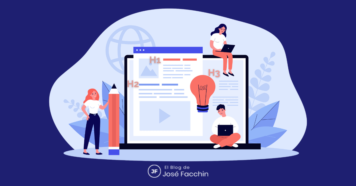 Web_escuela's tweet card. Descubre qué son las etiquetas H1 H2 H3 y cómo se usan. Aprende a utilizar estos encabezados en tus contenidos para conquistar a Google y a tus usuarios