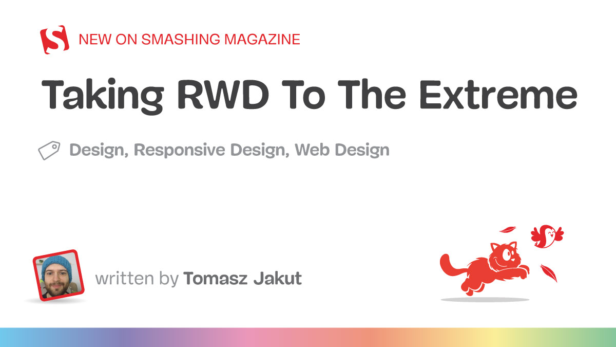 FreelancebarM's tweet card. Tomasz Jakut reflects on the evolution of web design, from the days of table-based layouts and Flash games to the rise of responsive web design (RWD), which often feels like the end of history in web...