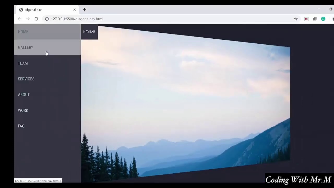 coding_with_mrm's tweet card. Special Tilting Menu In CSS3 | CSS Advanced Level - Part 5