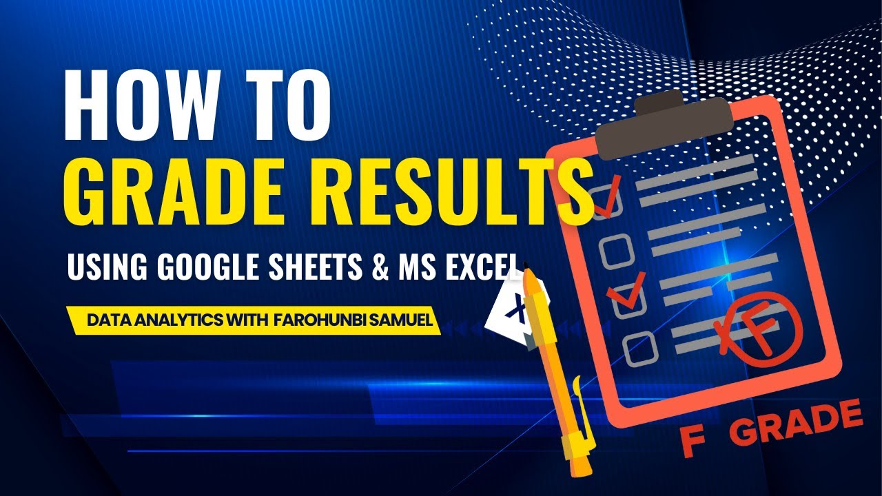 Awwalsalihu4's tweet card. How to use Google sheets and MS Excel for Grading Students Results in...