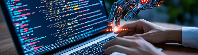 WithumDigital's tweet card. Leveraging AI tools for coding to create scalable, efficient solutions. Discover how AI is transforming software development.
