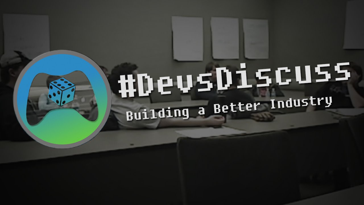 IndyIGDA's tweet card. #DevsDiscuss - Building a Better Industry