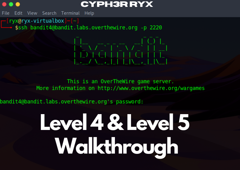 PadhiyarRushi's tweet card. Hey, ya guys! I am Ryx, and today we will continue our Linux terminal hacking series with the wargame known as Bandit Wargames from…