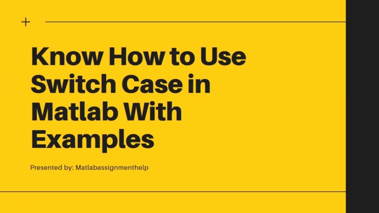 matlabassignme5's tweet card. Know How to Use Switch Case in MATLAB With Examples