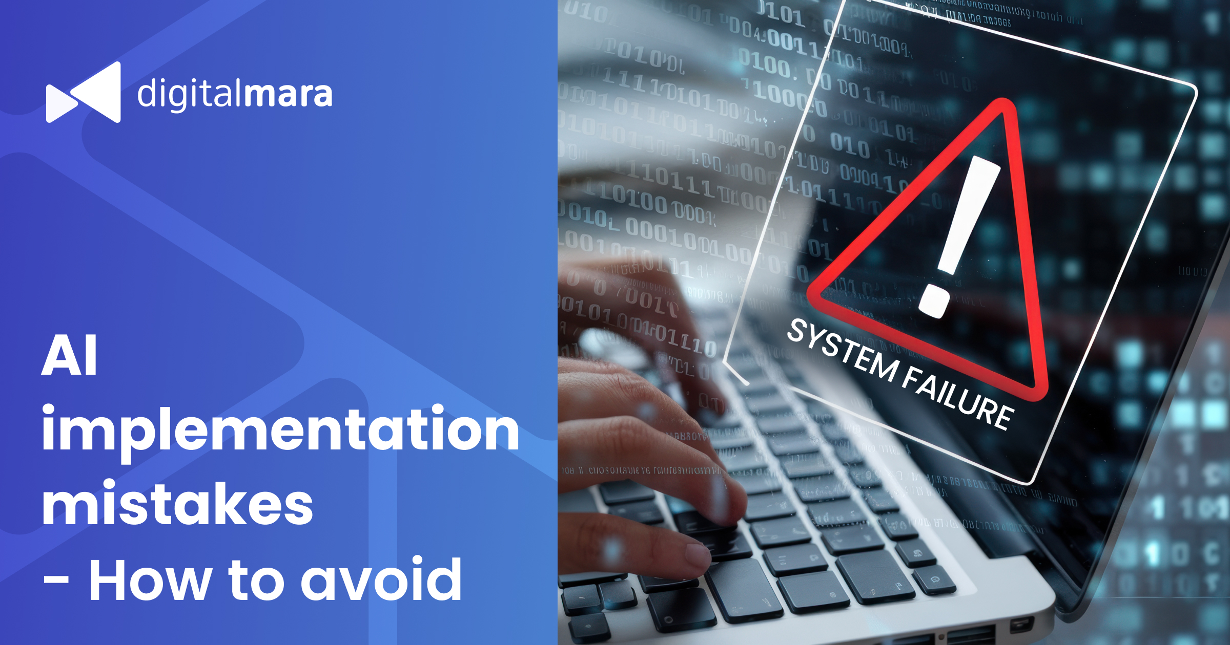 digitalmara_com's tweet card. Implementing AI comes with challenges that can cost time and resources. Learn how to avoid these pitfalls and ensure success.