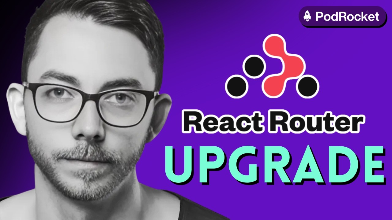 BrooksLybrand's tweet card. Master RSCs with React Router| Mark Dalgleish | PodRocket