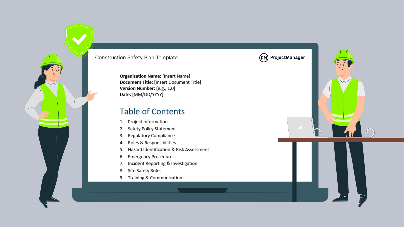 ProjectTips's tweet card. Download this free construction safety plan template for Word to define safety protocols, responsibilities and compliance requirements.
