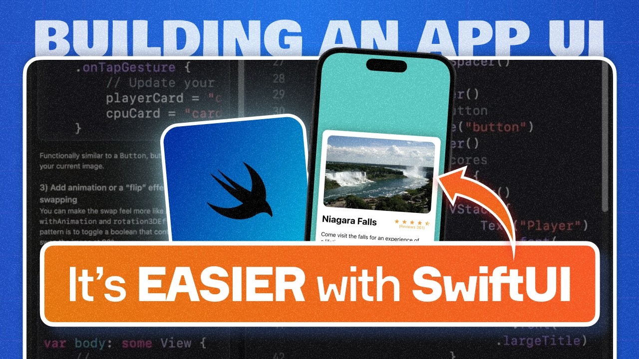CodeWithChris's tweet card. SwiftUI Tutorial (Xcode 26)