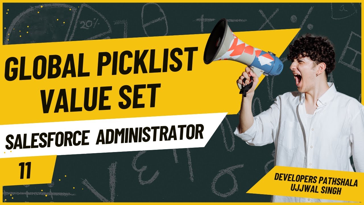 Ujjwal0206's tweet card. Global Picklist Value Set | Salesforce Administrator Series |...