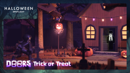 DoorsRoblox's tweet card. A horror game involving doors. We recommend entering without a guide; use each death as a lesson. ⚠️ Loud sounds, flashing lights ahead! 🎧 📷 Headphones & max graphics recommended ❤️ Join the...