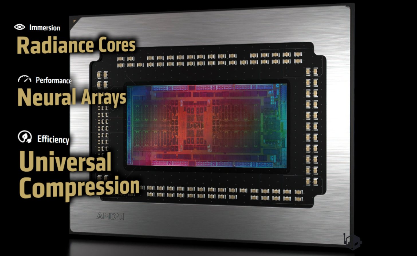hms1193's tweet card. AMD has just announced three key features of its next-gen RDNA architecture: Neural Arrays, Radiance Cores & Universal Compression.