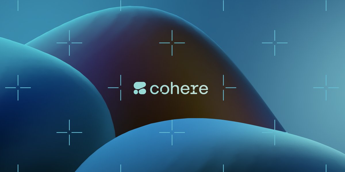 cohere's tweet card. Fresh funding enables Cohere to accelerate its global expansion and build the next generation of secure enterprise and sovereign AI solutions.
