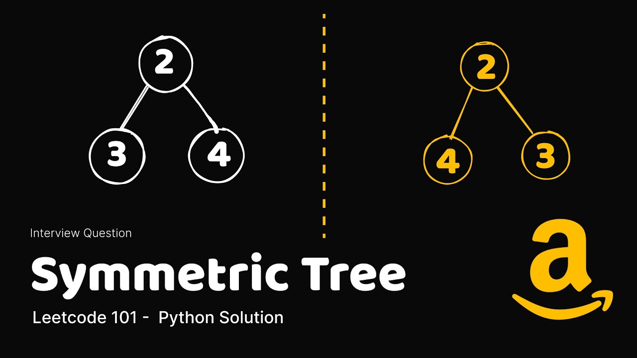 academy_dsa's tweet card. Leetcode 101 - Symmetric Tree - Python Solution