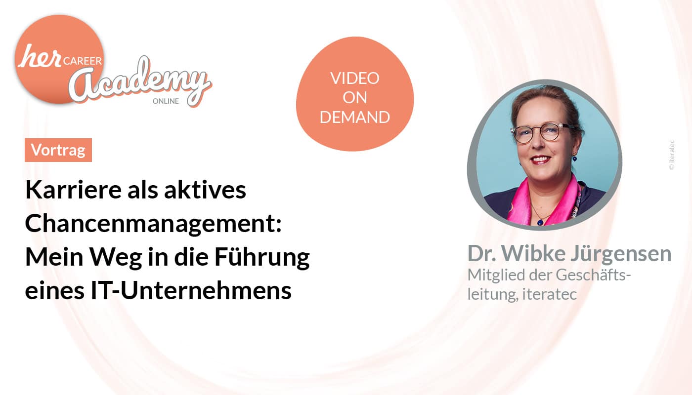 iteratec's tweet card. Der Vortrag Karriere als Chancenmanagement beschreibt den Weg zur IT-Führungskraft und wie digitale Transformation gelingen kann.