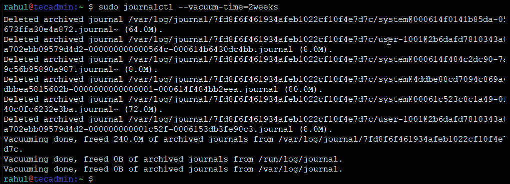 igor_os777's tweet card. Linux systems keep many logs to help monitor and troubleshoot the system. One important log directory is /var/log/journal, which can sometimes grow too large and use up valuable disk space. In this...