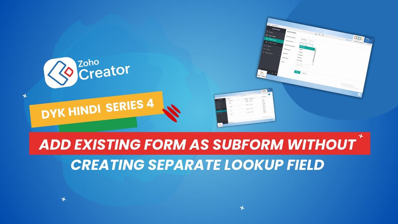 Rays_and_Reach's tweet card. #4 Add Existing Form as Subform without Creating Separate Lookup...