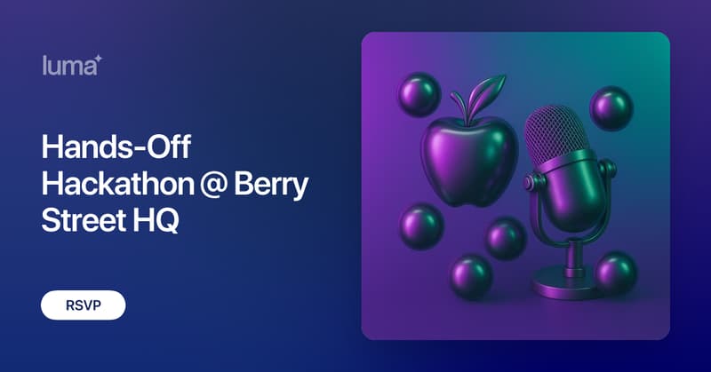 blakeyoder's tweet card. 🎉 Hands-Off Hackathon @ Berry Street HQ! 🎉 Join us on October 29 in the heart of NYC for a one-of-a-kind tech experience hosted by Berry Street! Let your…