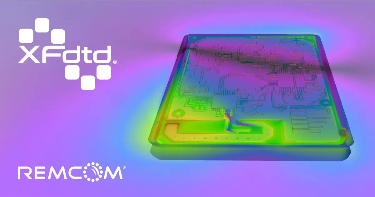 RemcomSoftware's tweet card. Remcom announces a suite of powerful new tools designed to address the evolving challenges of modern antenna design in the latest release of XFdtd® 3D EM Simulation Software, including a phase...