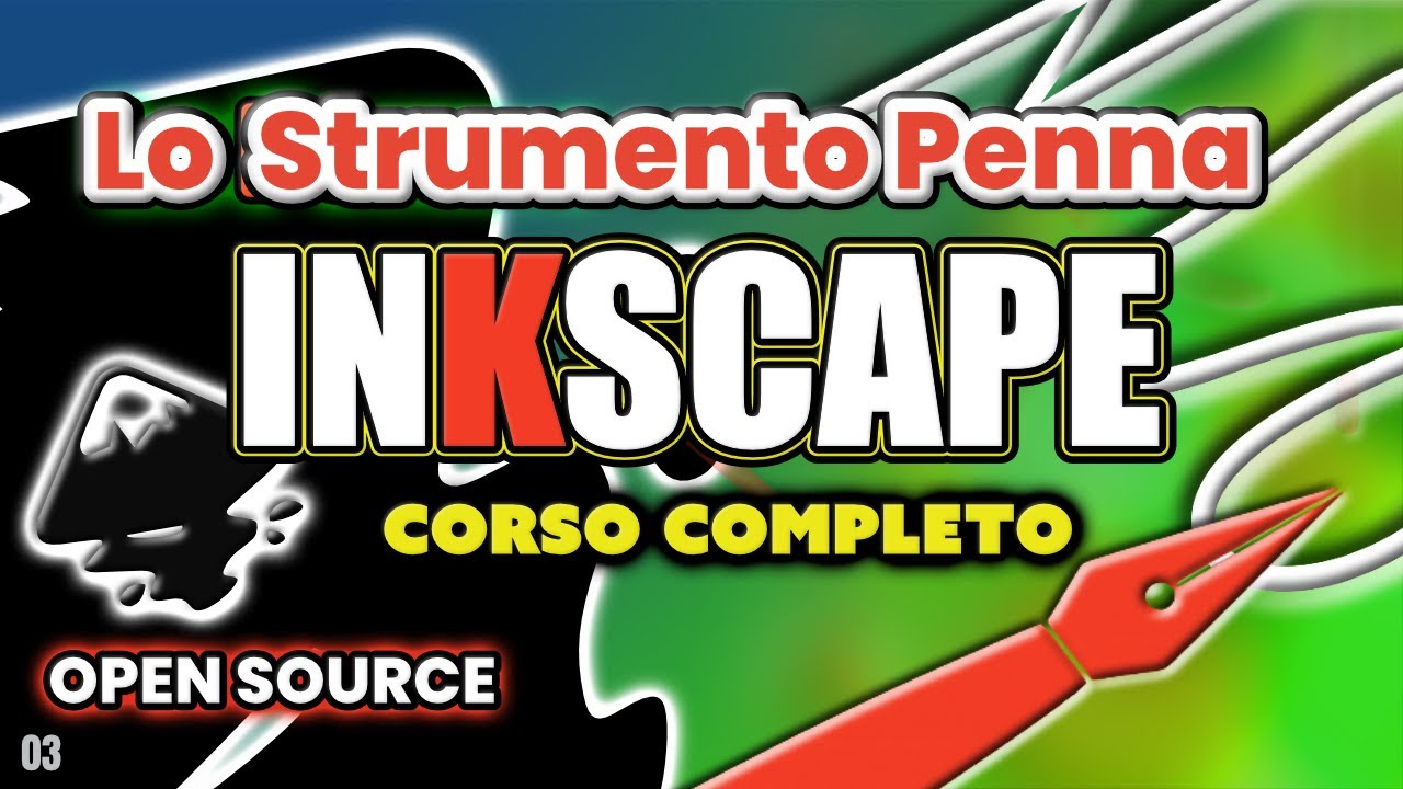 CreazDigita's tweet card. Inkscape 1.4 Come usare lo strumento Penna | Tutorial Completo