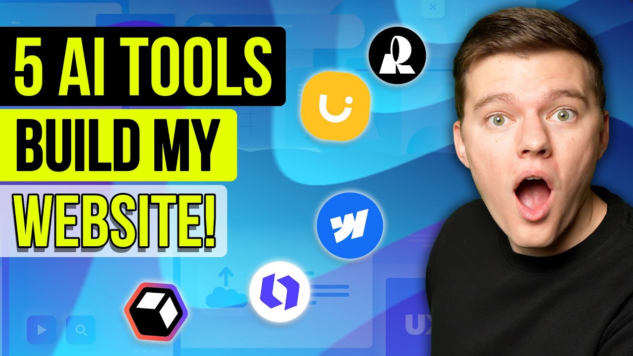 website_planet's tweet card. How I Build a FULL Website in a Day (5 AI Web Design Tools)