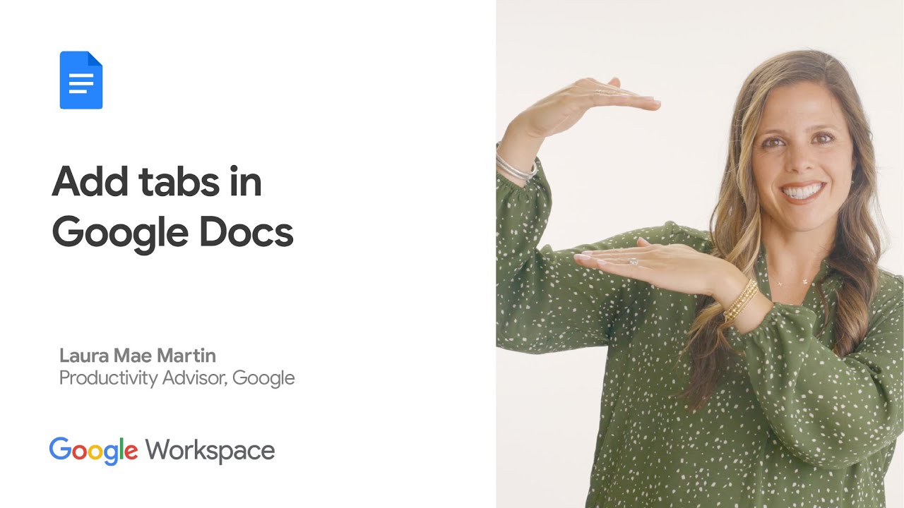 googledocs's tweet card. Add Tabs in Google Docs