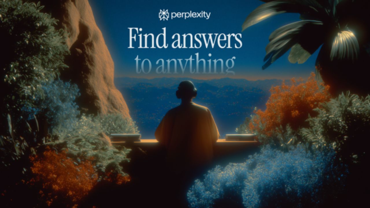 TechLatestOff's tweet card. Learn about the Samsung Perplexity AI TV app. Get real-time, clear answers with visual cards and enjoy a free 12-month Perplexity Pro subscription.