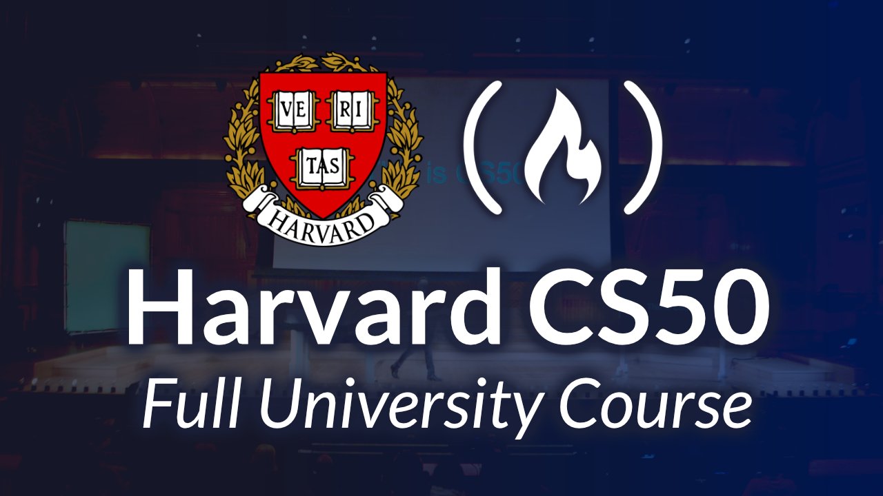 ossia's tweet card. Harvard University's CS50 is one of the most popular beginner computer science courses in the world. We just released the entire CS50 course–all 25 hours–on the freeCodeCamp.org YouTube channel....