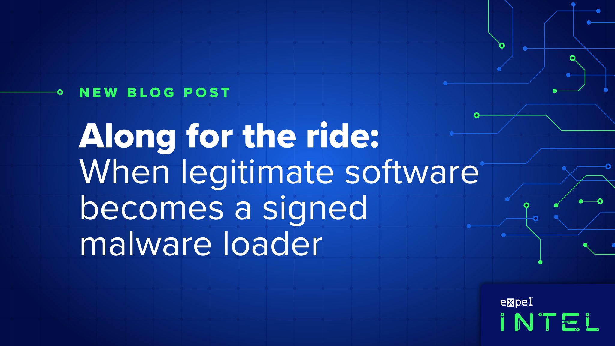 ExpelSecurity's tweet card. Analyzing a highly evasive malware loader that exploits legitimate, signed Greenshot software through DLL sideloading. See our detailed technical analysis.