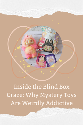 WordSoupBlog's tweet card. Discover why blind boxes like Labubu and Pop Mart toys are so addictive, from the psychology of surprise to the comfort of collecting.