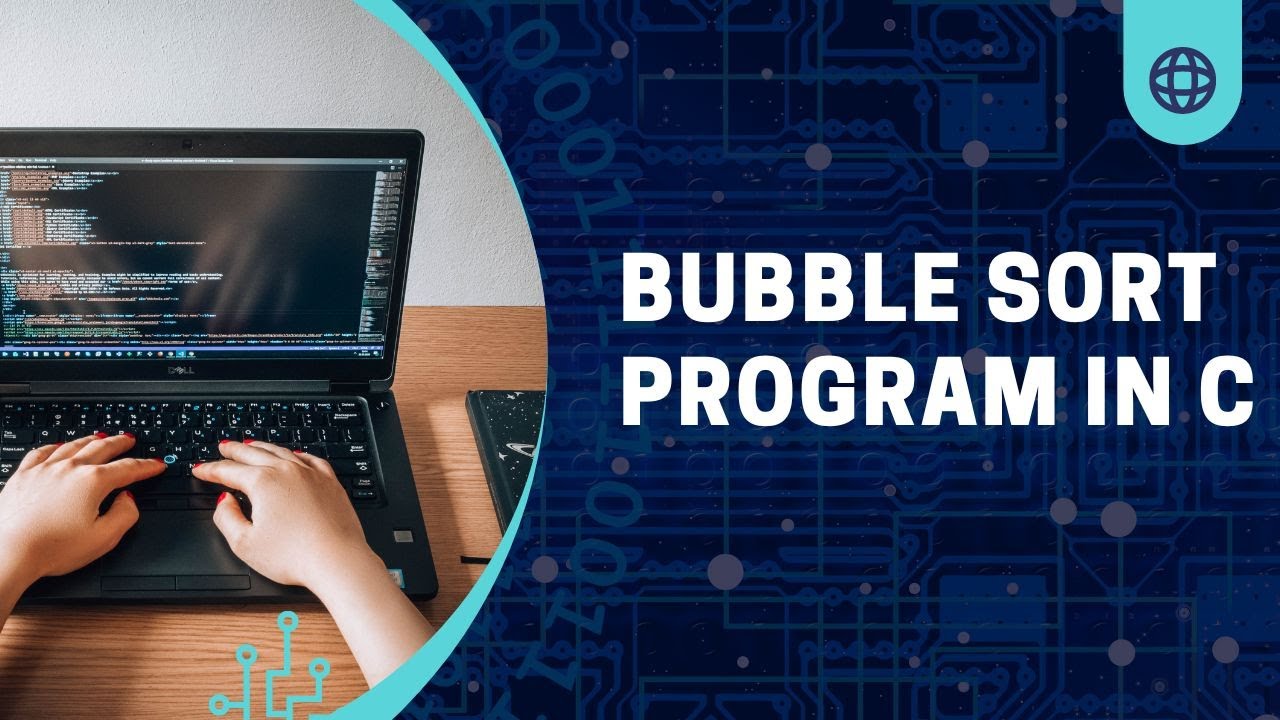 codingclass's tweet card. Mastering Bubble Sort in C: A Step-by-Step Guide to Sorting Data...