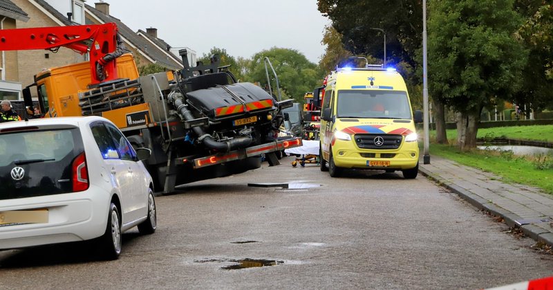 Ongeval met letsel op Weidsteeg in Culemborg, traumahelikopter gealarmeerd