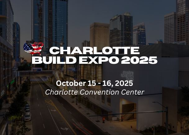 cplusapp's tweet card. Grow your network and business at Charlotte Build Expo 2025, Oct 15–16 at the Charlotte Convention Center, free seminars, exhibits & top industry buyers.