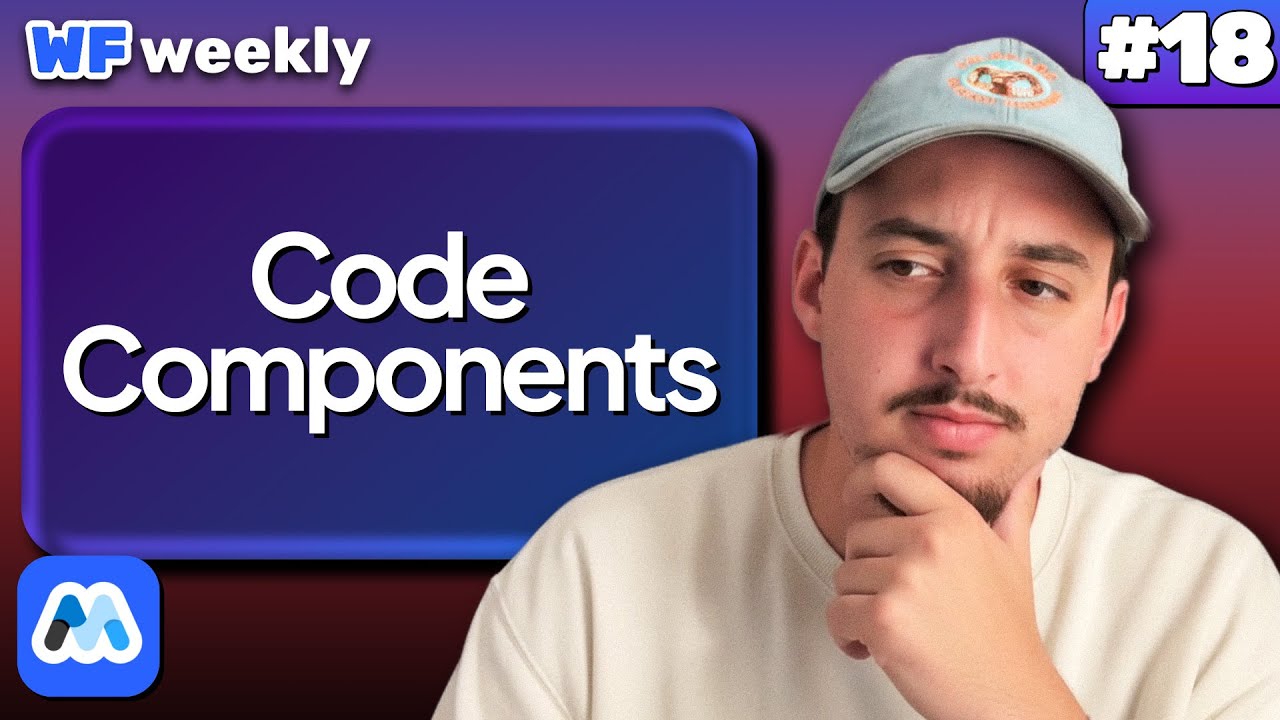 galluzzo_julian's tweet card. What Can You Do With Webflow Code Components?