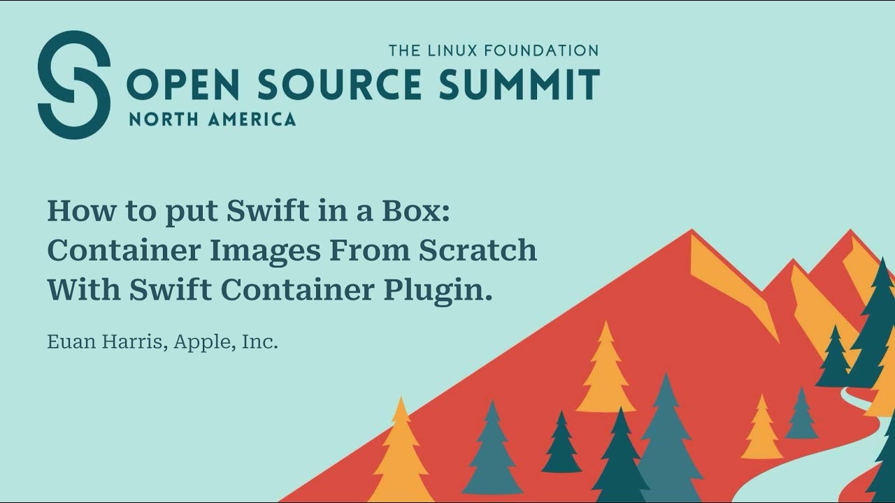 SwiftLang's tweet card. How To Put Swift in a Box: Container Images From Scratch With Swift...