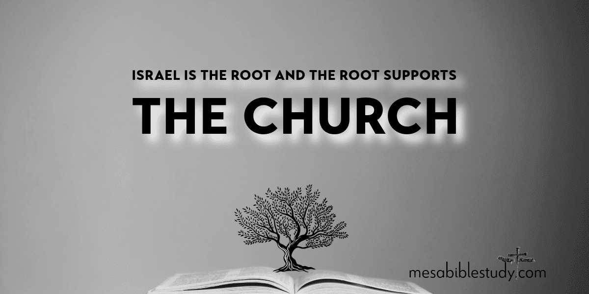 unrealpost's tweet card. Paul writes we Gentiles have been grafted in — not to replace Israel — but to partake of the blessings that flow from the root. Which is Israel.