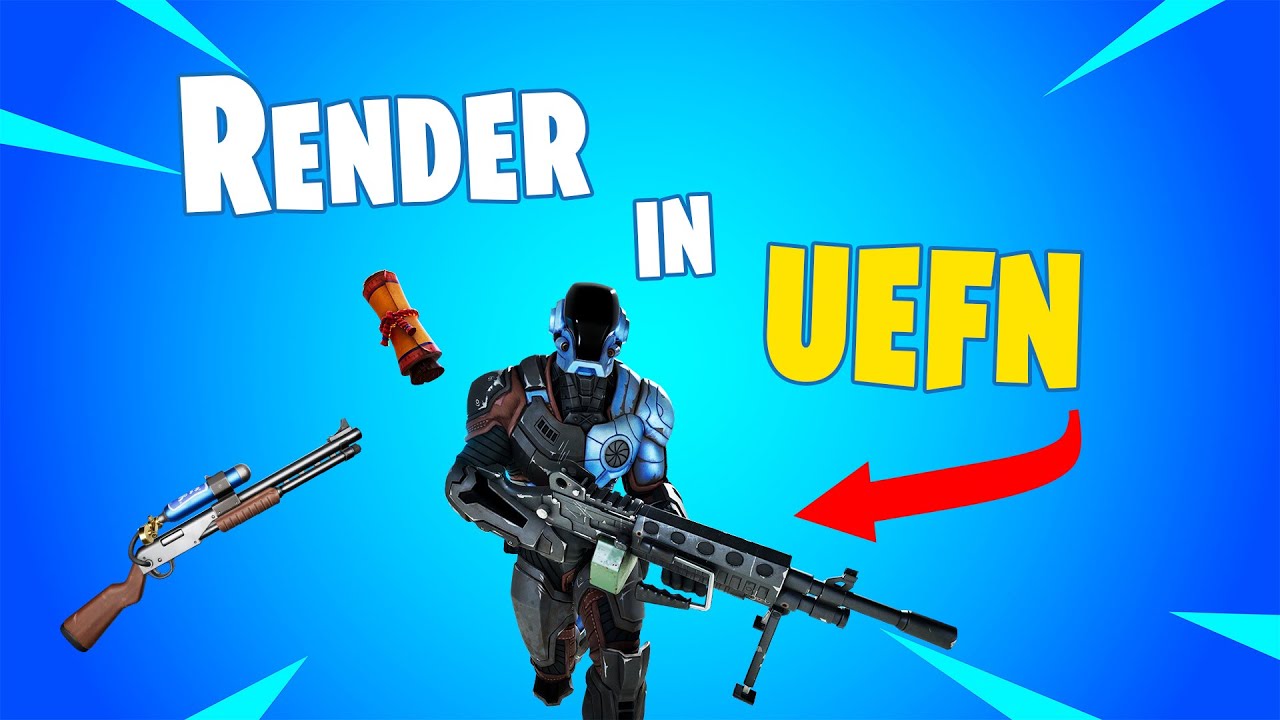 AsicsoN_UEFN's tweet card. This Trick Makes Rendering Game Assets EASY! - UEFN Tutorial