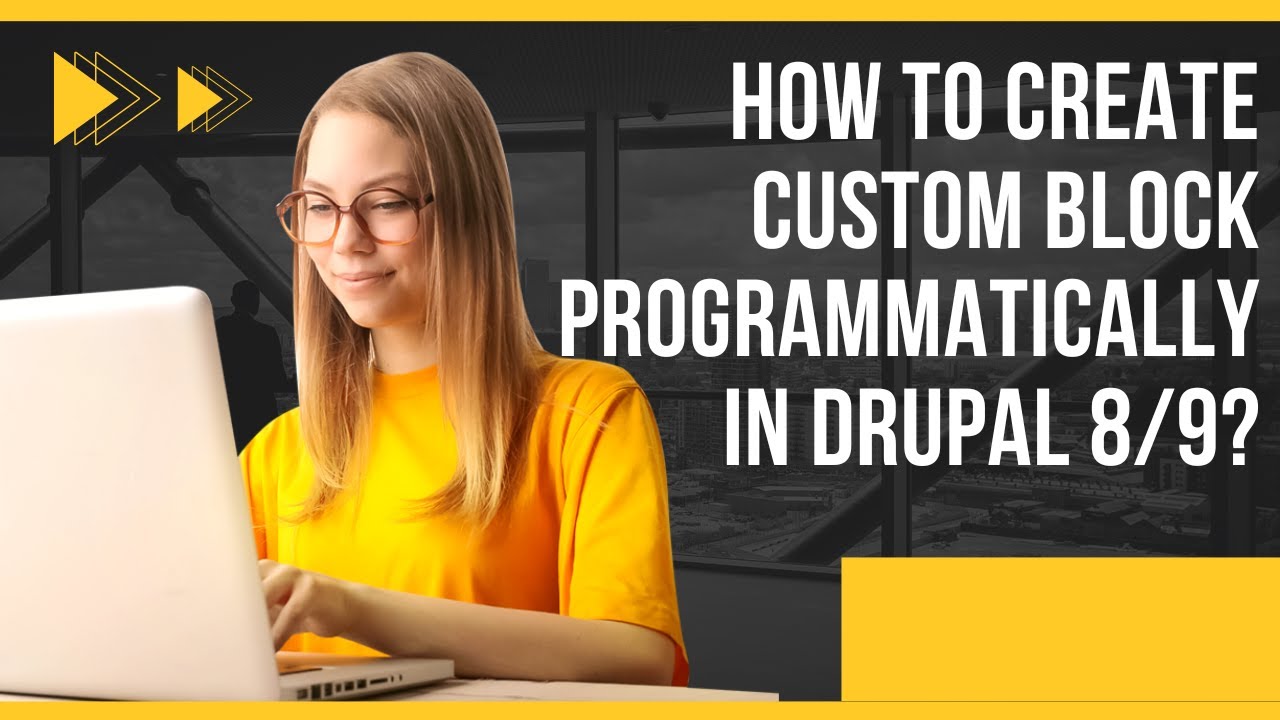 AcademyDrupal's tweet card. How to create custom block programmatically in Drupal 9?