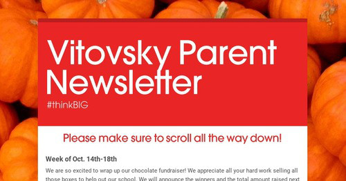 JAVitovsky_Elem's tweet card. Vitovsky Parent Newsletter
