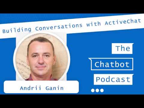 chatbottutorial's tweet card. Building Conversations with ActiveChat – with CEO Andrii Ganin