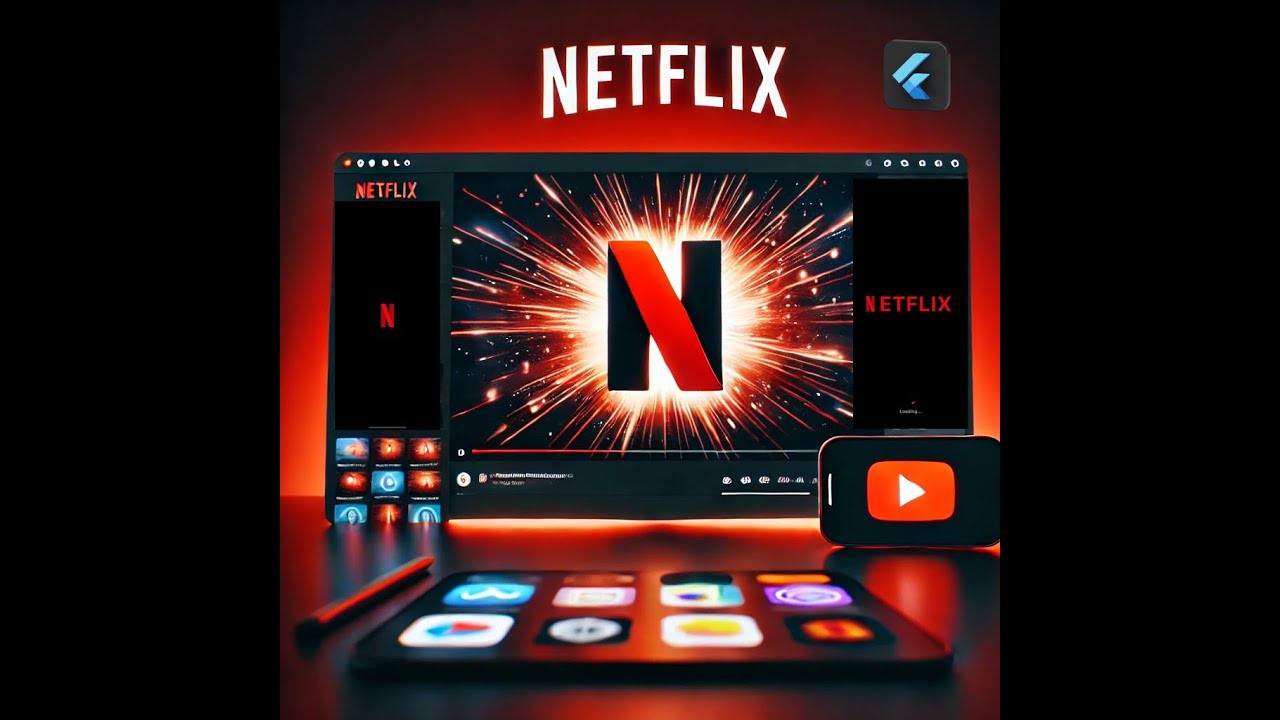 codesolution101's tweet card. Netflix-Style Splash Screen Animation in Flutter | Step-by-Step...