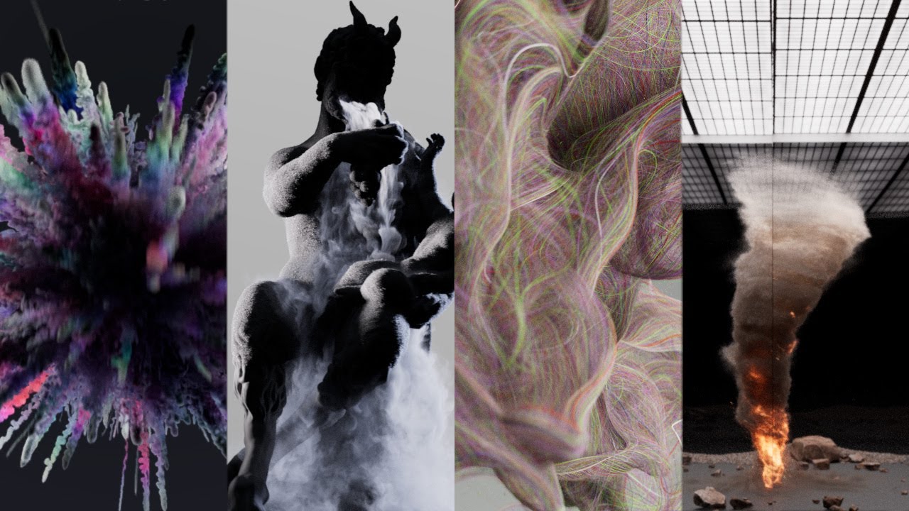 evanrudefx's tweet card. COP Pyro: Rethinking Smoke Simulations | Alexandre Tamisier | Equinox...