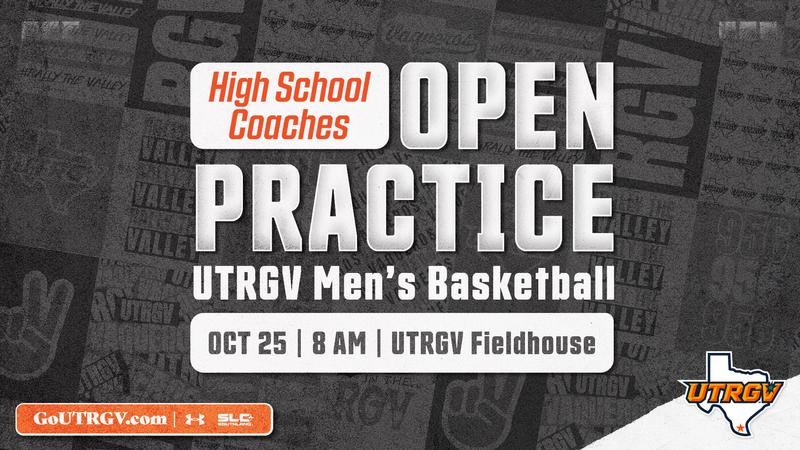 UTRGVmbb's tweet card. RIO GRANDE VALLEY – The University of Texas Rio Grande Valley (UTRGV) Vaqueros men's basketball team announced on Thursday that they will hold an open practice for high school coaches on Saturday at...
