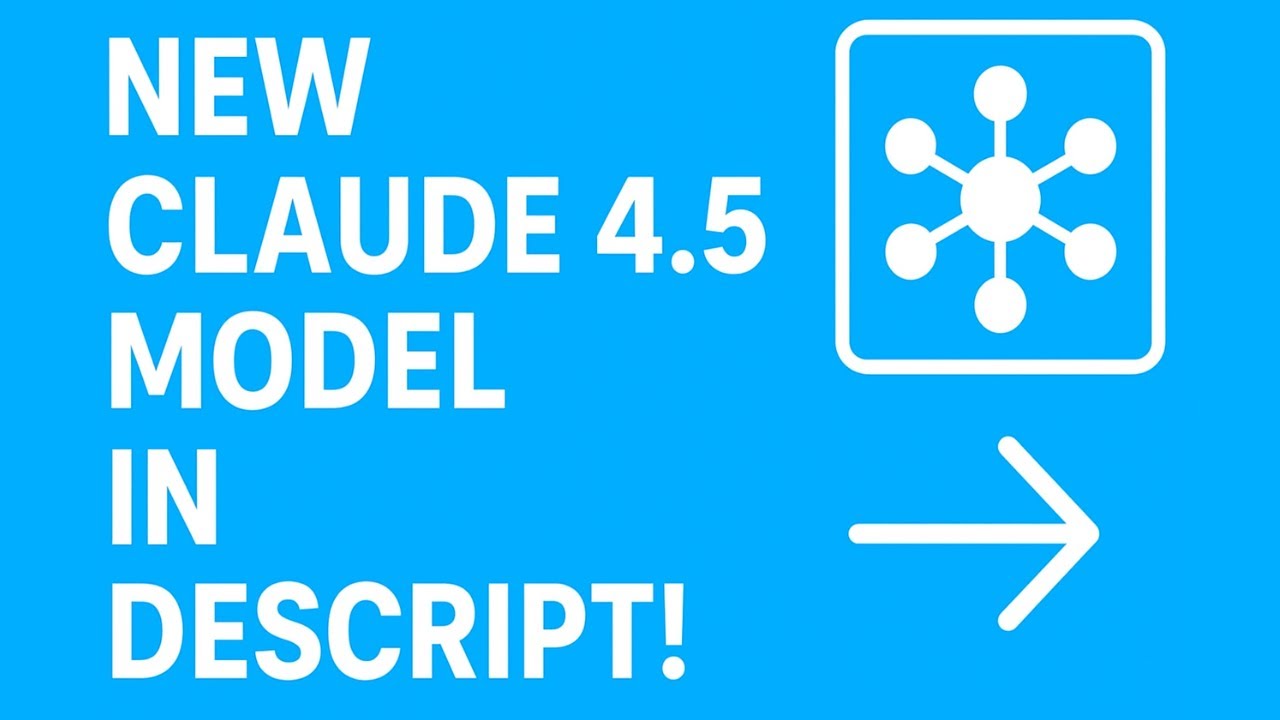 David___Mbugua's tweet card. Underlord Model Selection in Descript is Now Available Including...