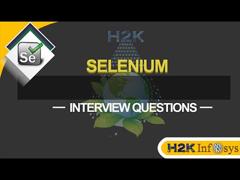 h2kinfosys's tweet card. Selenium Common Interview Questions and Answers
