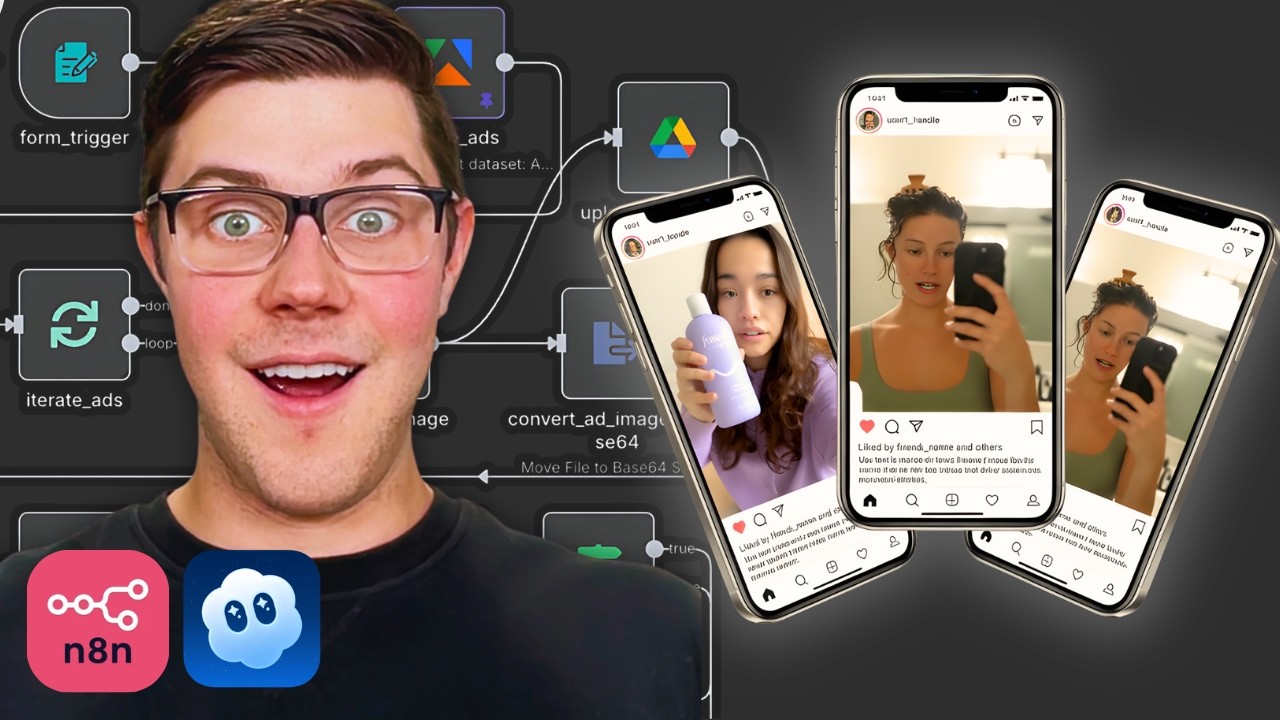 recap_david's tweet card. I Built the Ultimate AI UGC Video Ad Generator (Using Sora 2 + n8n)